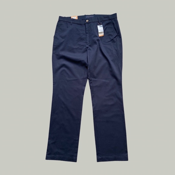 Denver Hayes Navy Flextech 360 Stain Rejector Chino Pants - Picture 2 of 4